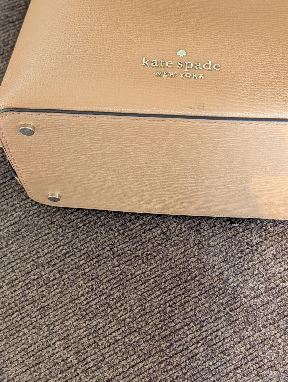 kate spade Pebble Leather Crossbody in Light Tan